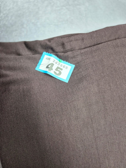 Number 45 dark brown jersey 3m