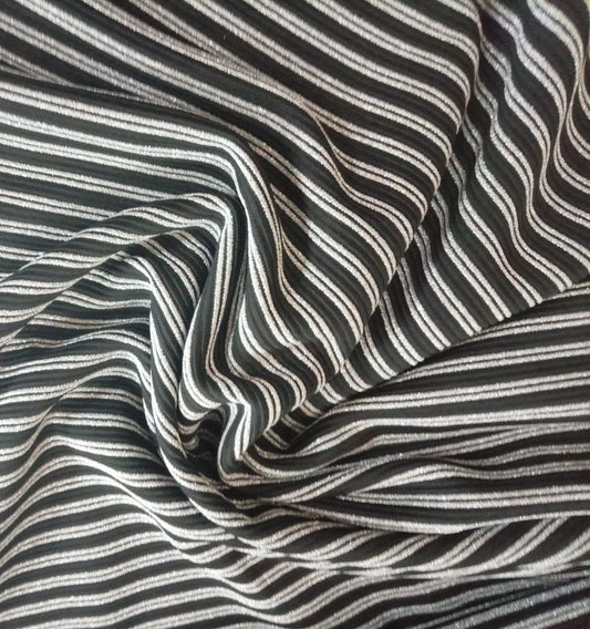 Black and silver stripe