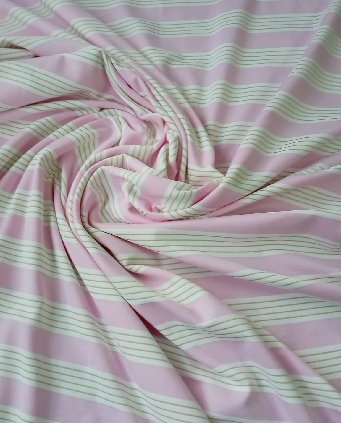 Pink and white jersey