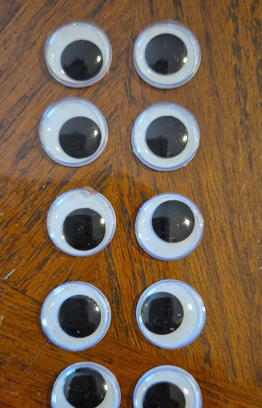 Set of 5 pairs of eyes