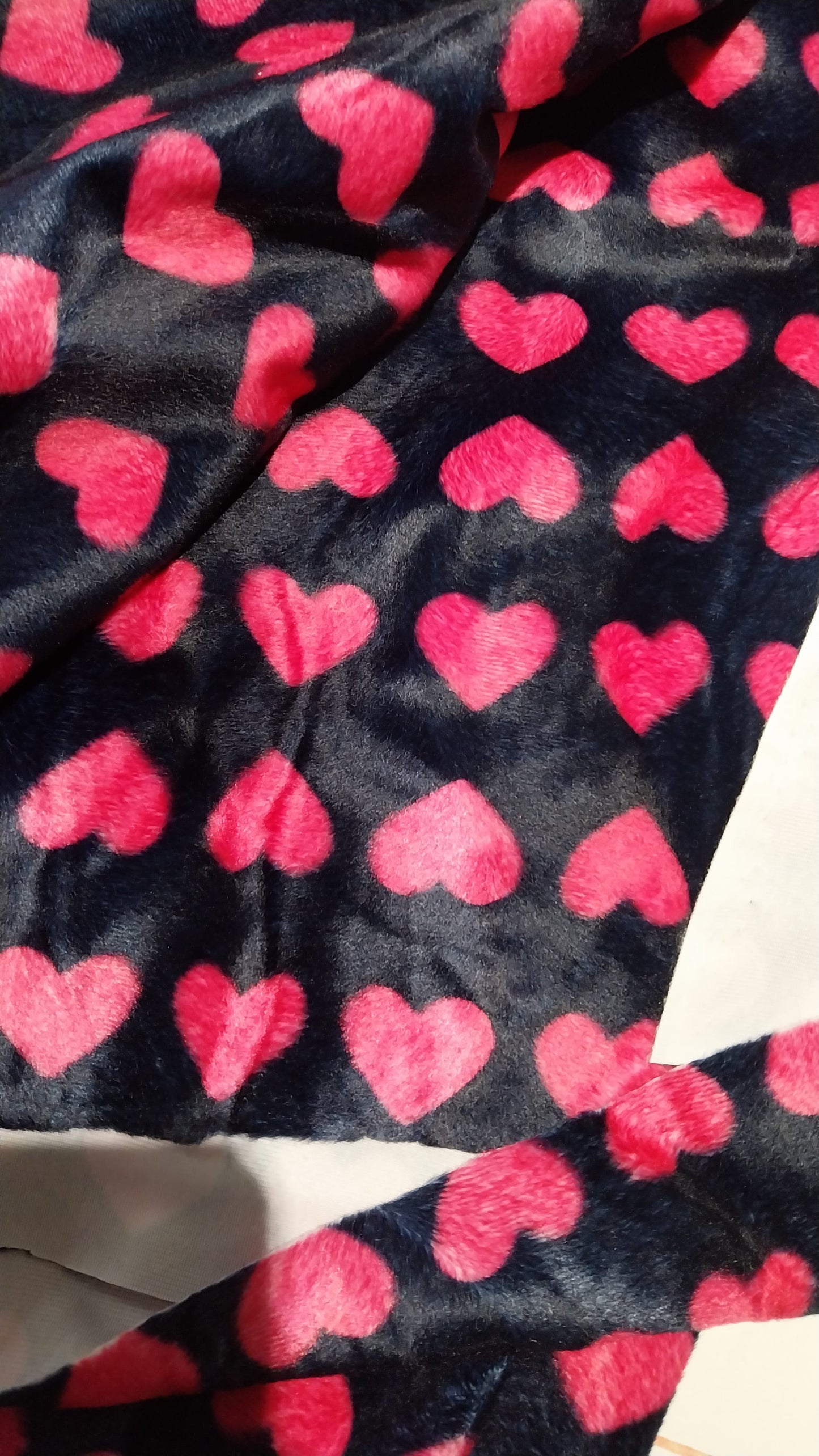 Number 59 navy with pink hearts 3m