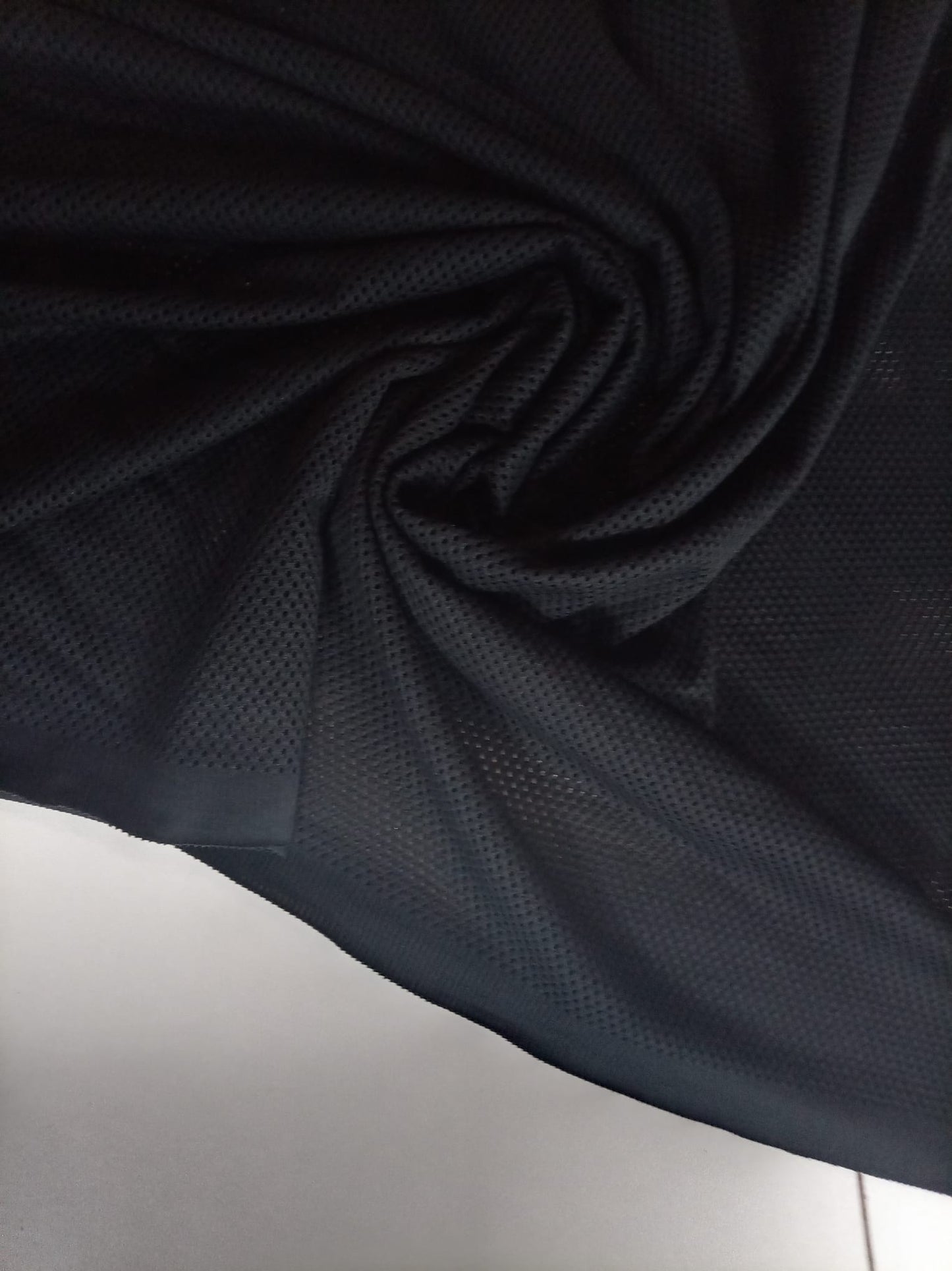 Black airtex mesh