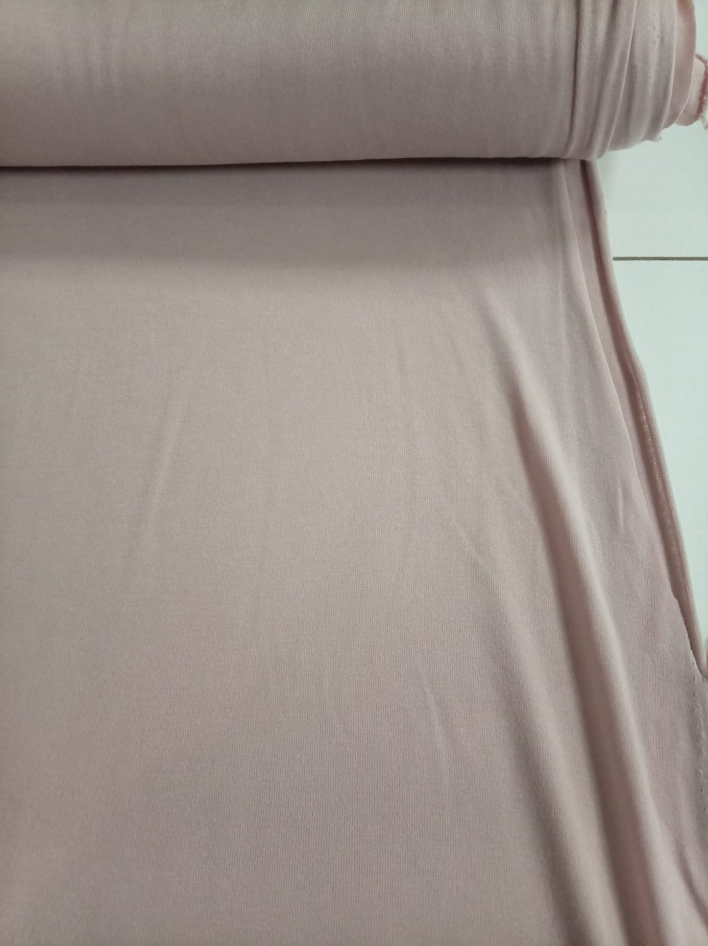 Dusky pink knit jersey