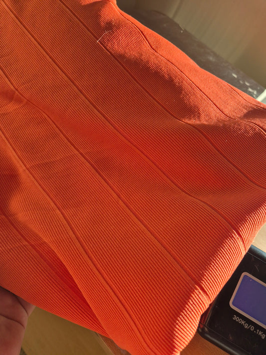 3m coral ribbed jersey
