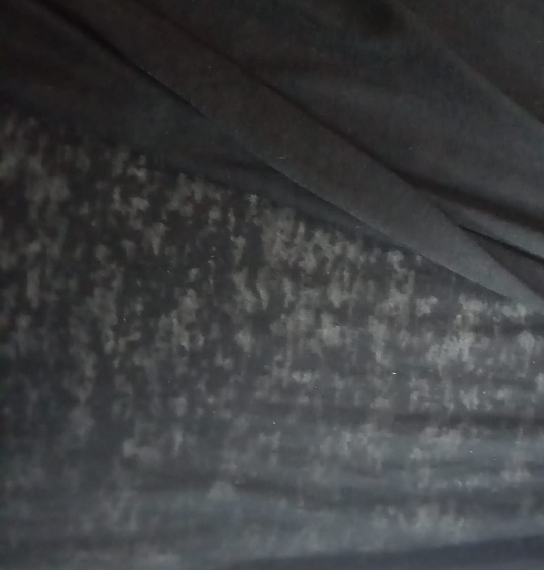 Semi see through black jersey