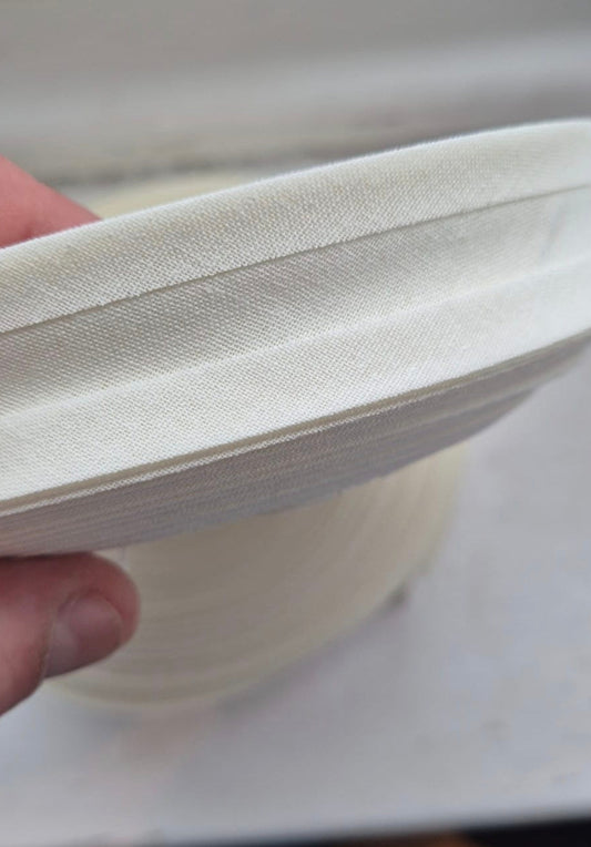 100% cotton bias binding Natural