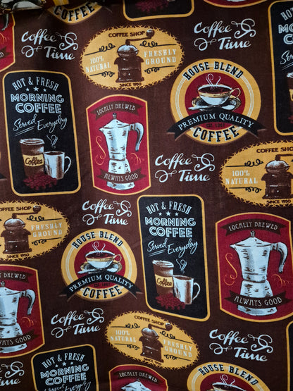 100% cotton Coffee