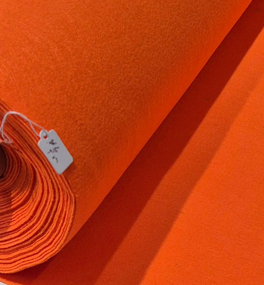 Neon orange felt