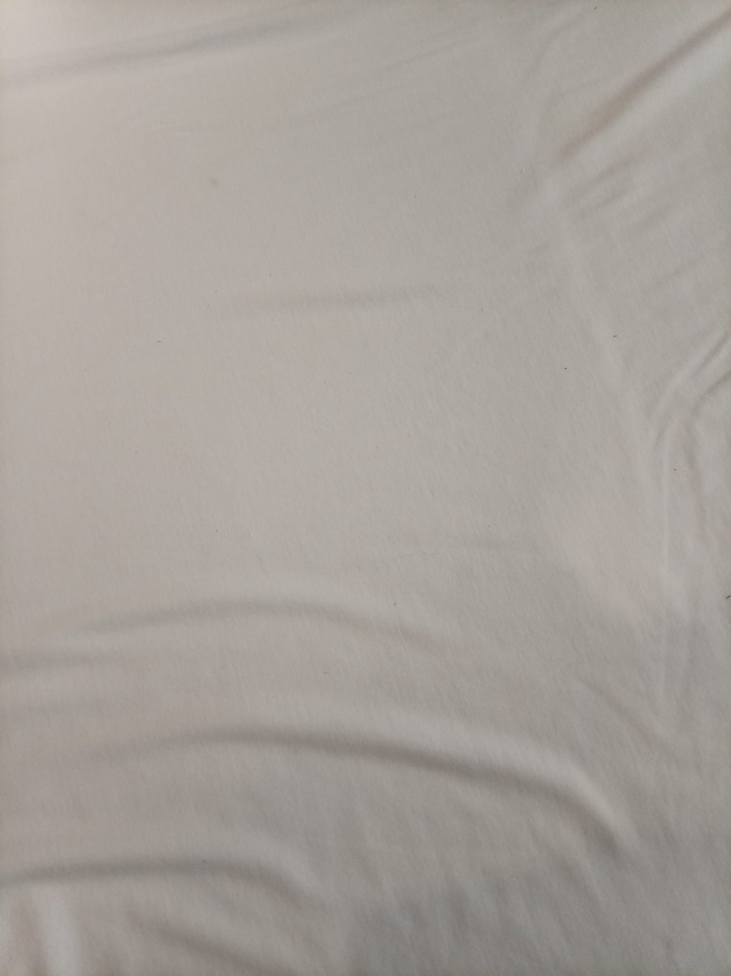 Creamy white poly jersey