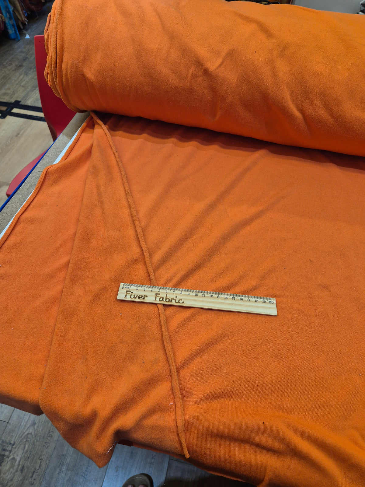 Orange micro fleece