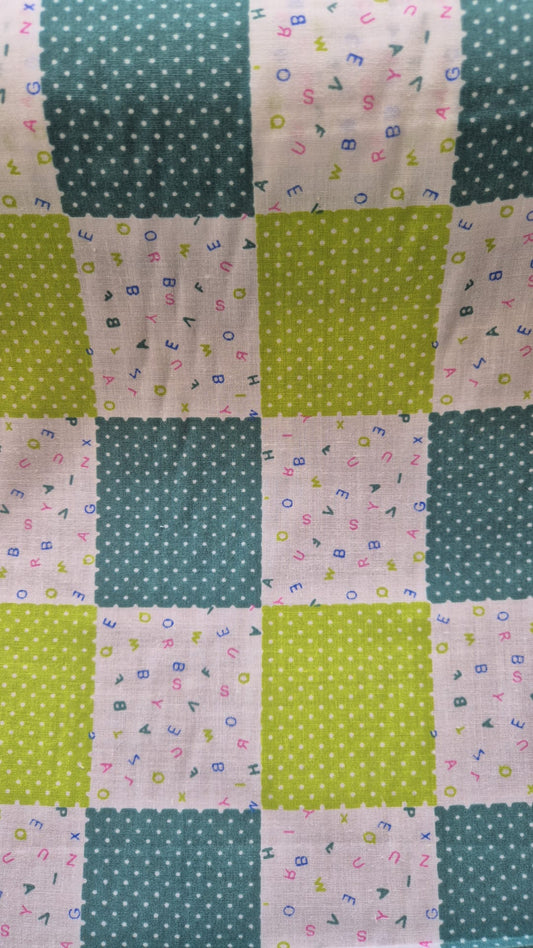 Patchwork green