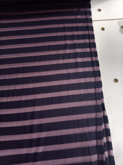 Purple and Navy stripped jersey