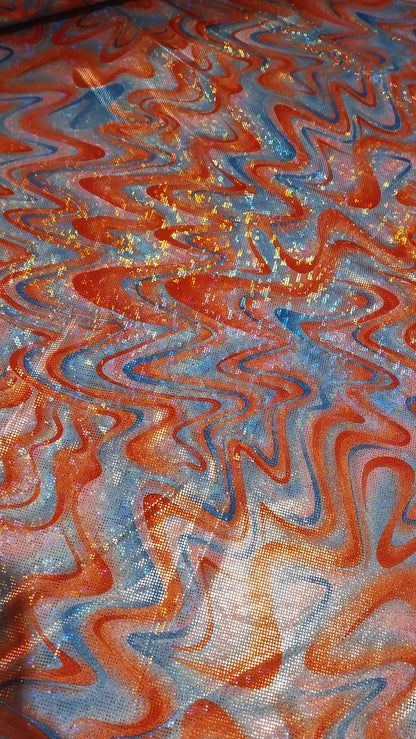 Swirls lycra