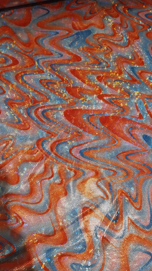 Swirls lycra