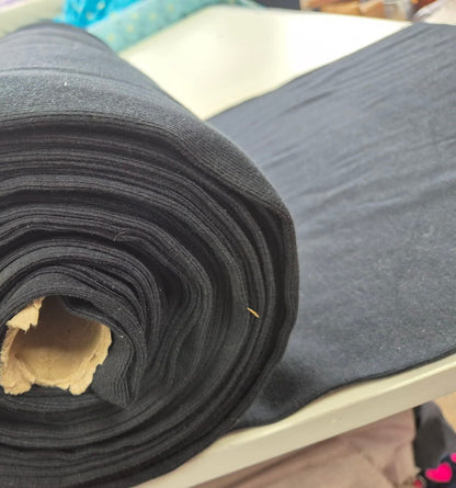 Black rib for cuffs
