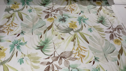 Floral spring cotton Panama
