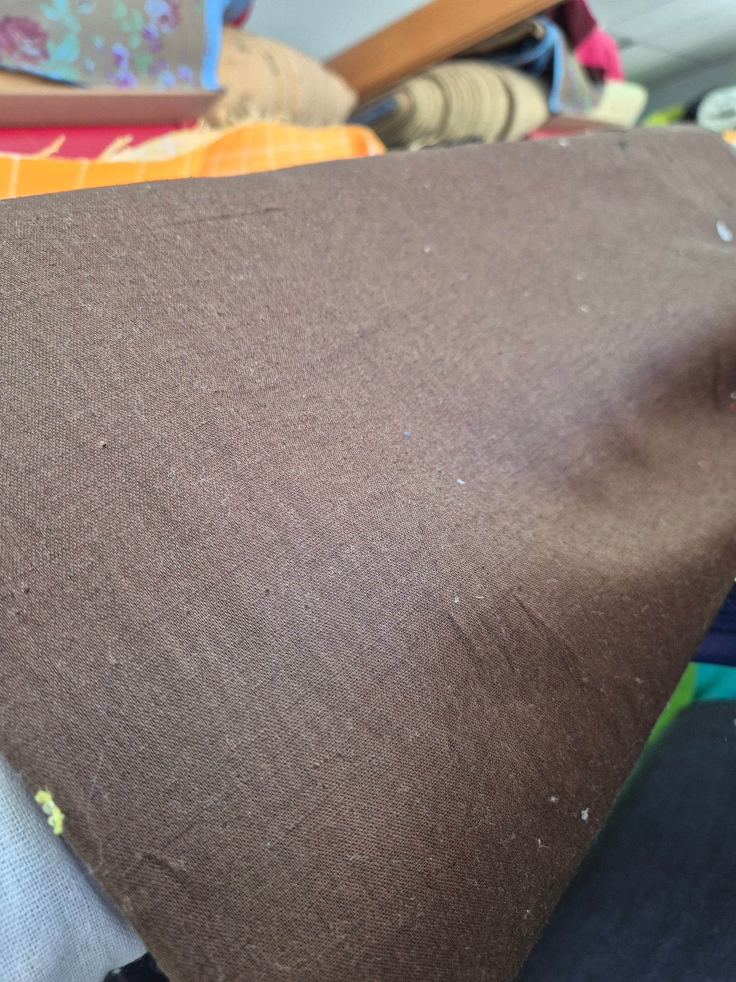 Brown linen