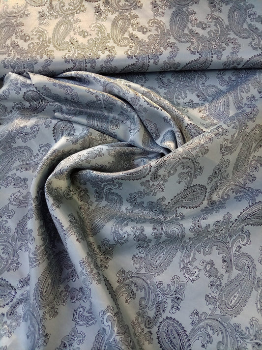 Paisley sateen lining (large)