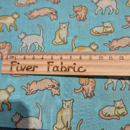 Cats on mint