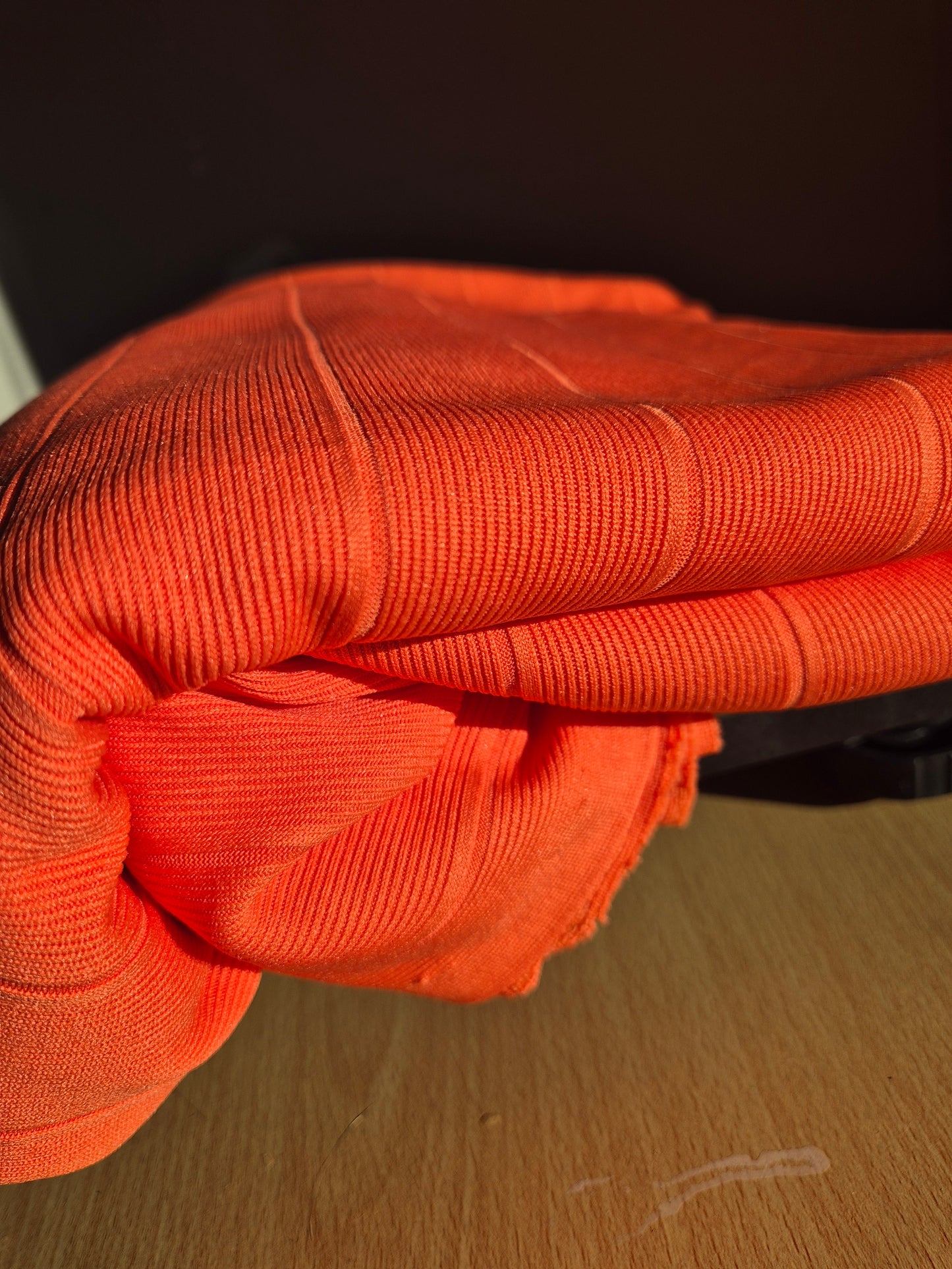3m coral ribbed jersey