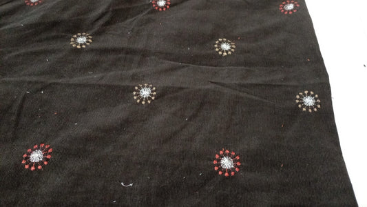 Embroidered corduroy (babycord)