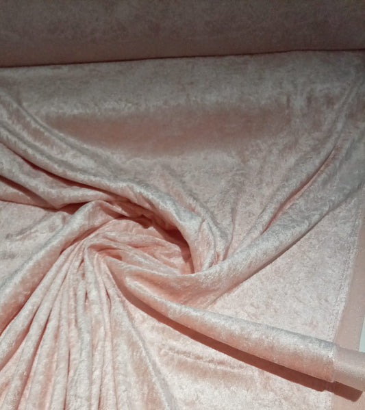 Crushed velvet - PEACH