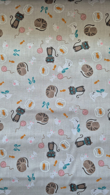 Kitty cats Light background