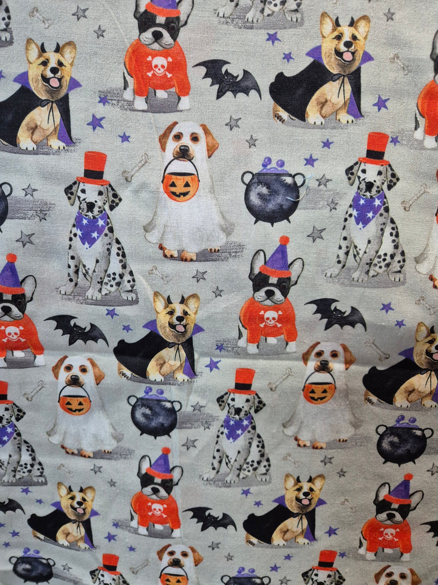 Halloween Dogs 100% cotton