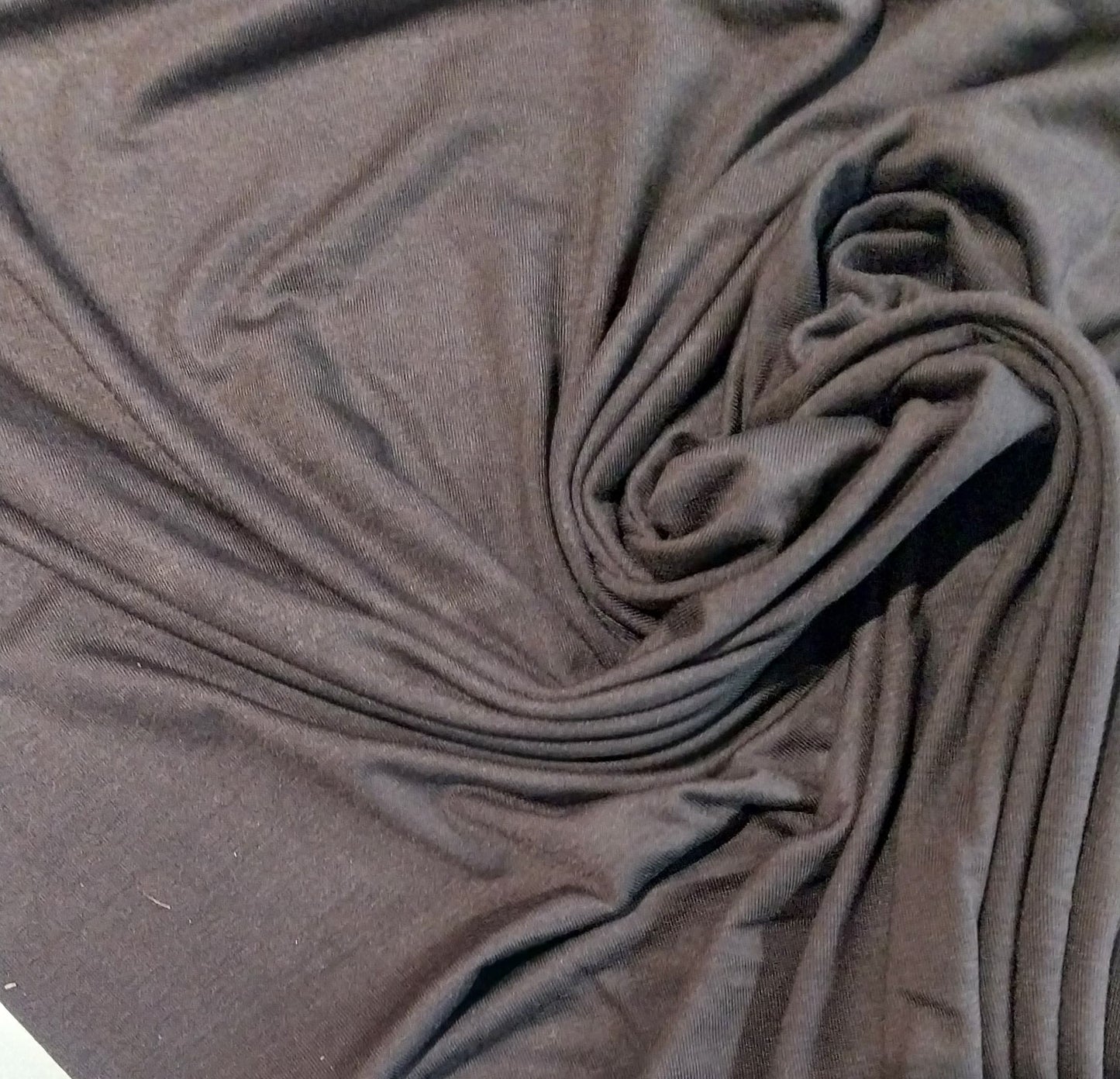 Brown cotton mix jersey