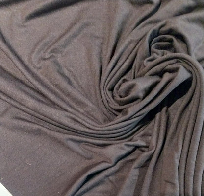 Brown cotton mix jersey
