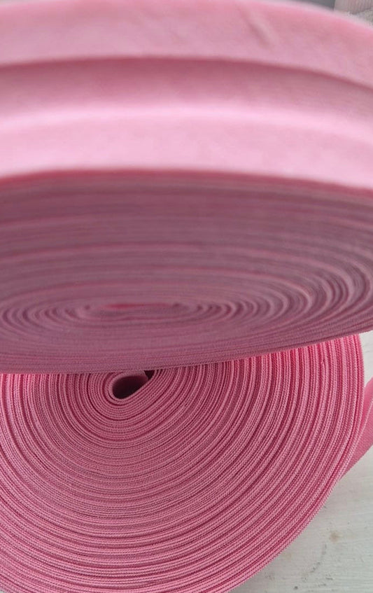 100% cotton bias binding light pink