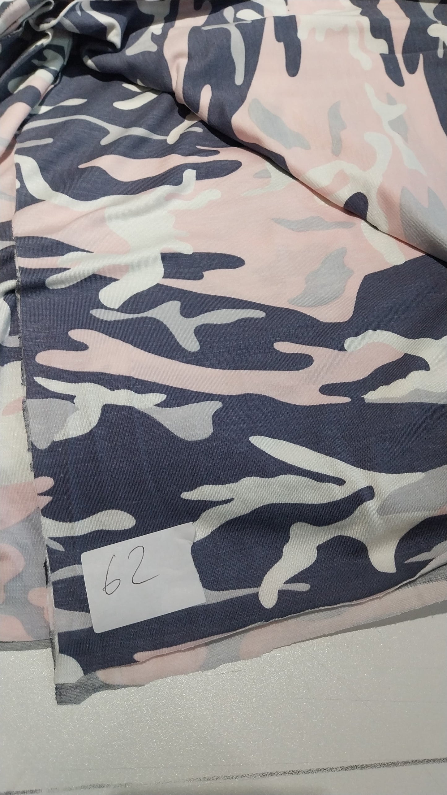 Number 62 camo cotton mix jersey 3m