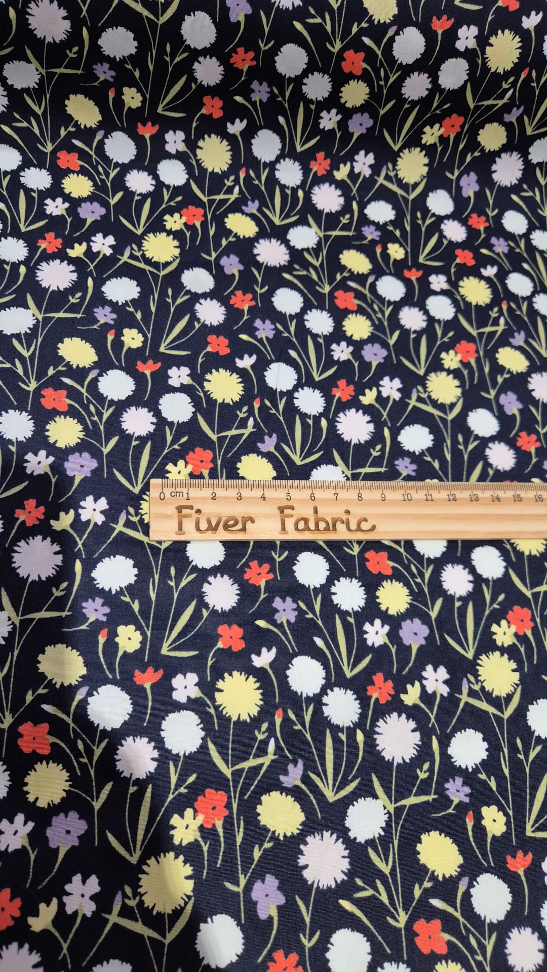 100% cotton poplin dandelions