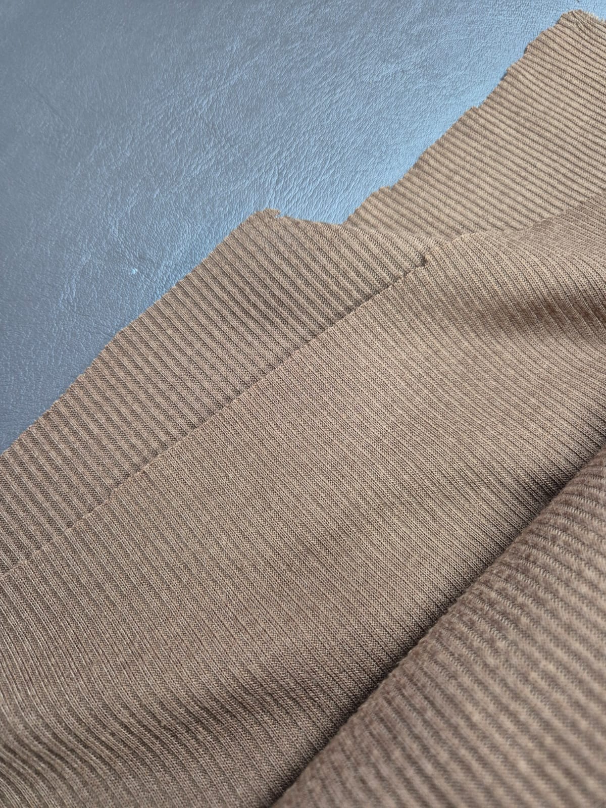 Number 32 chocolate brown ribbed jersey 3m