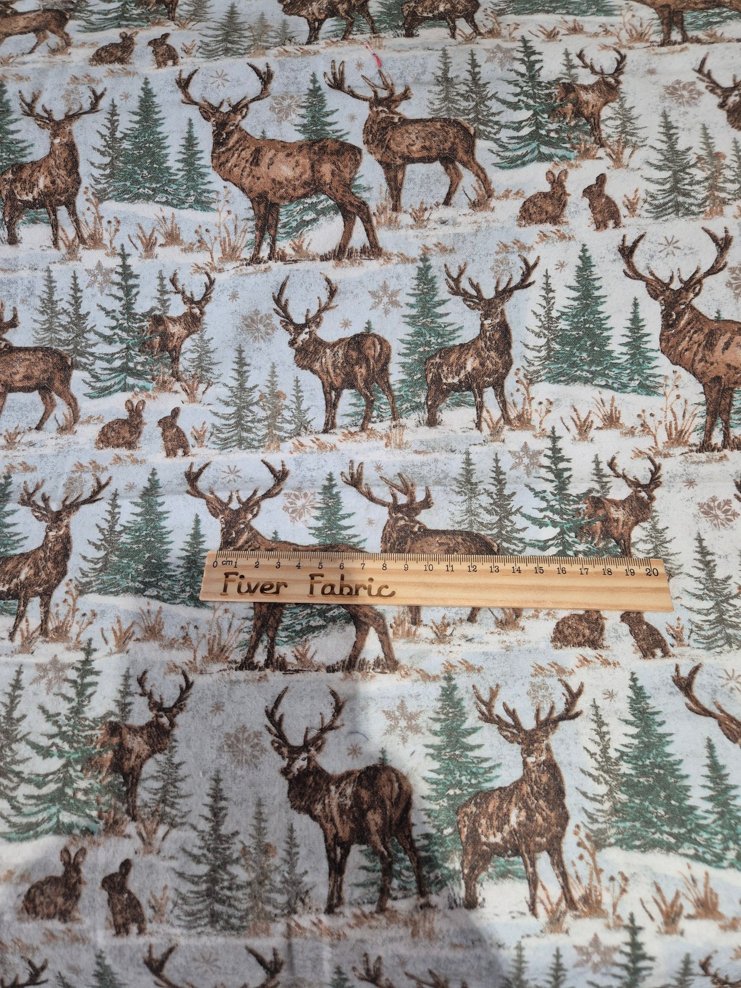 100% brushed cotton stags