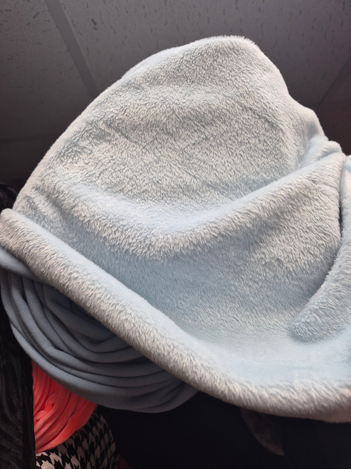 Alpine fleece sweatshirt light blue