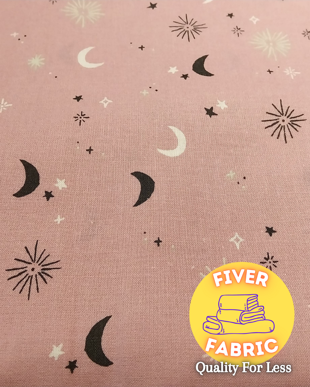 Stars and moon cotton