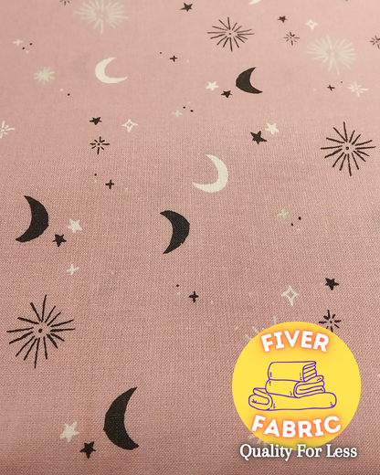 Stars and moon cotton