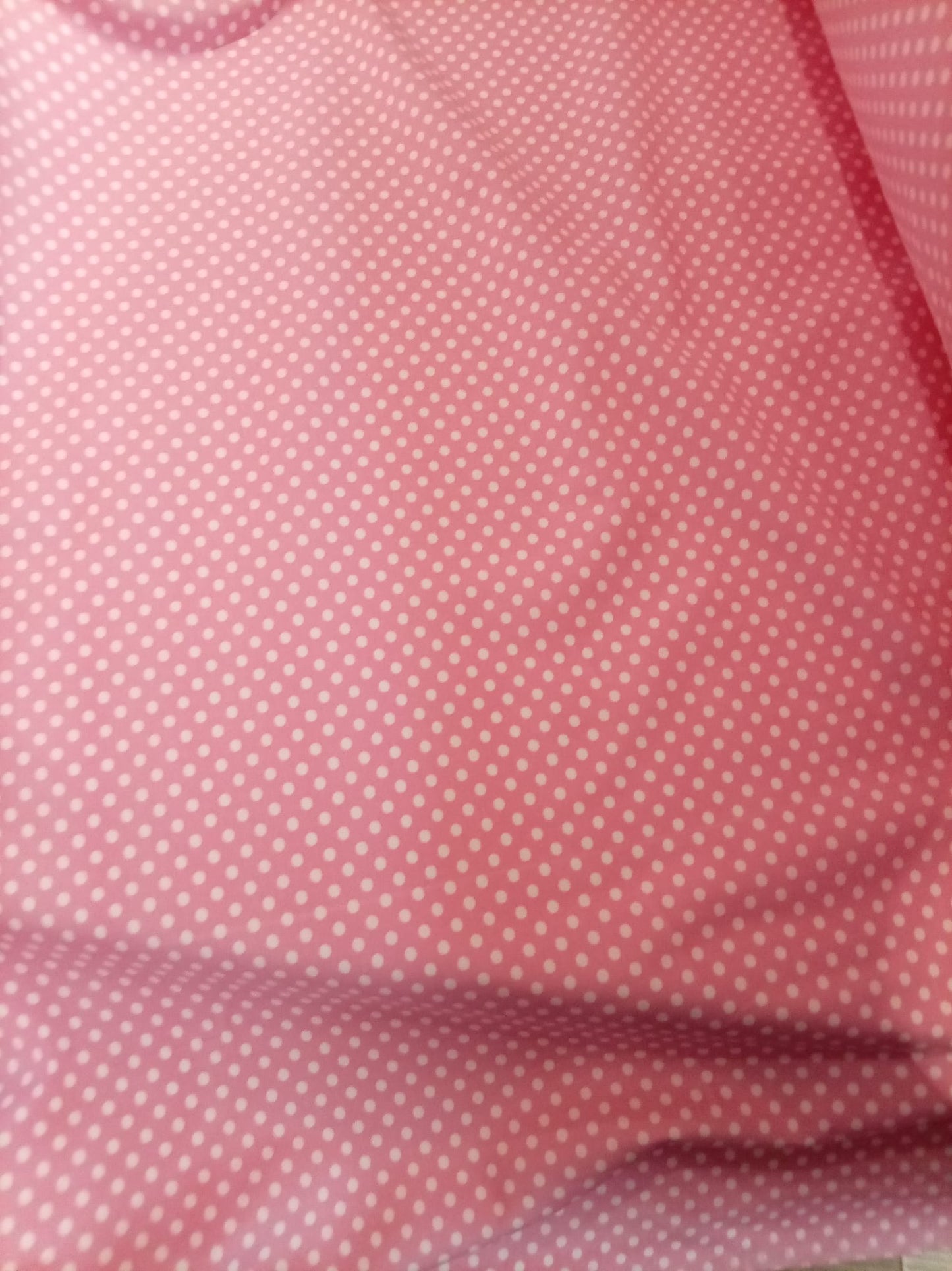 Pink spotty jersey (medium spots)