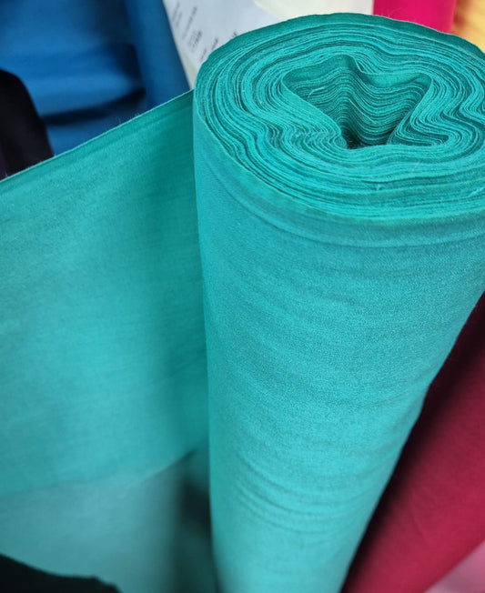 Polycotton - Jade green