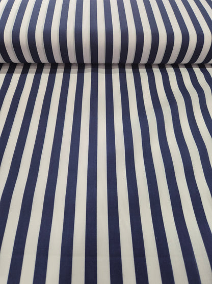 Navy and white stripe