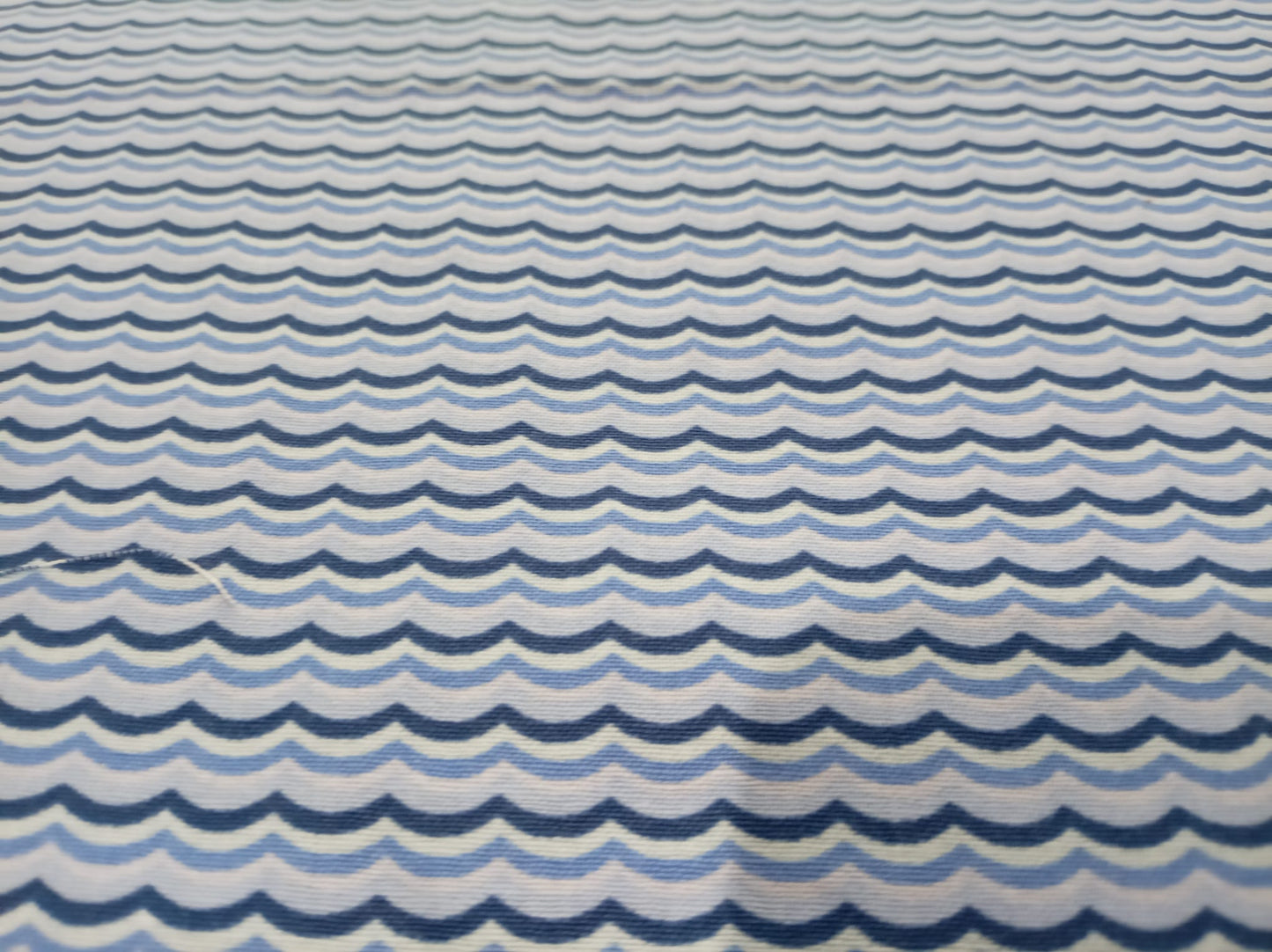 Blue waves 100% cotton
