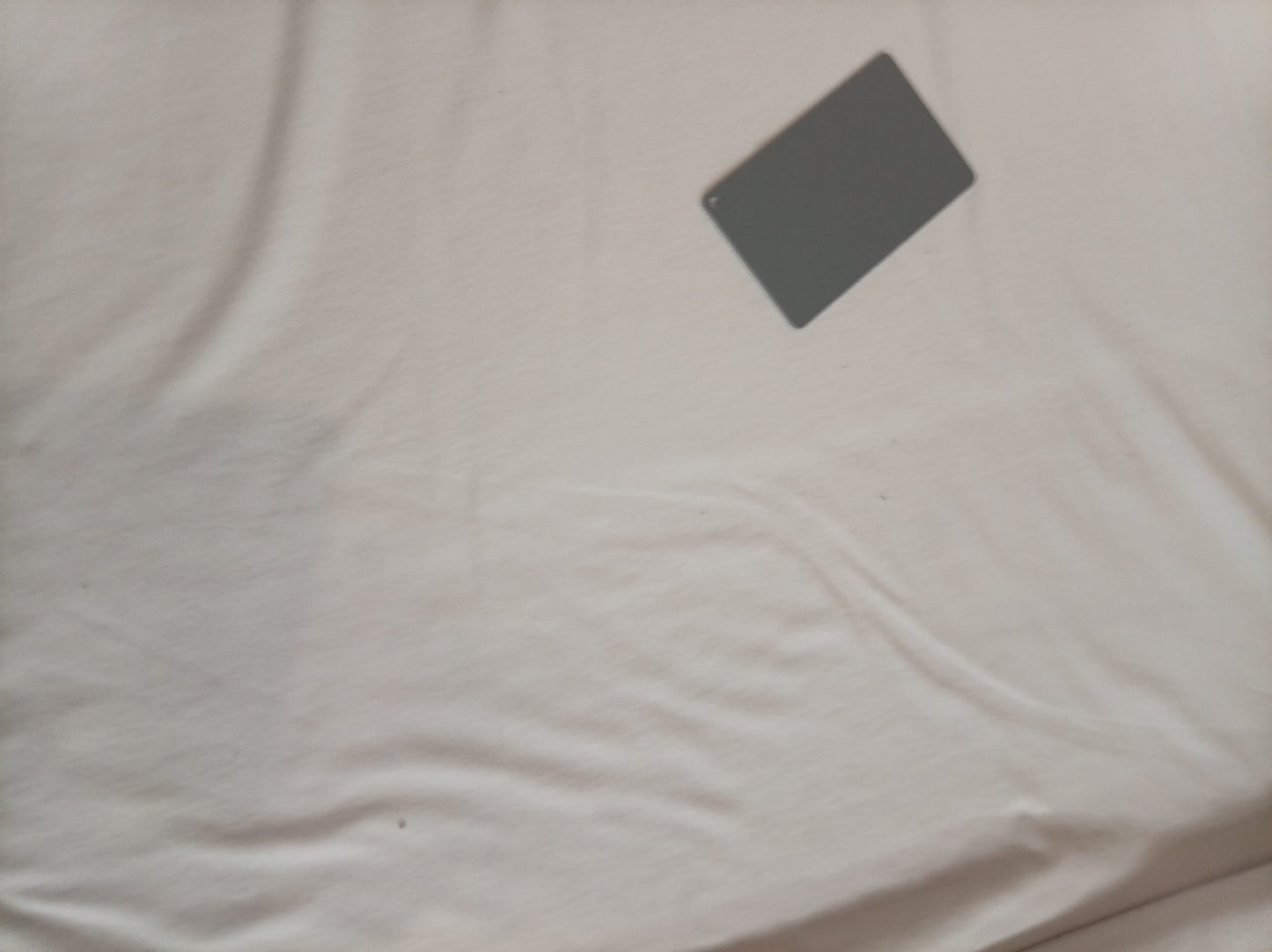 Creamy white poly jersey