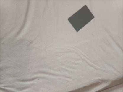 Creamy white poly jersey