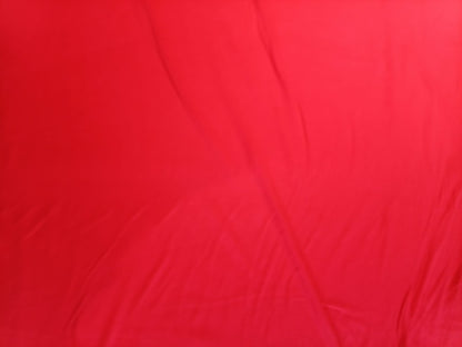 Red cotton mix jersey