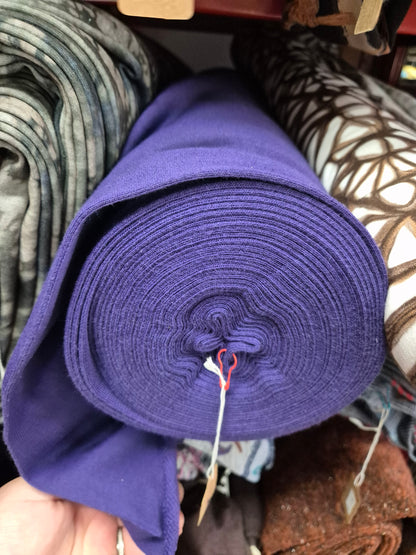 Dark Purple / Cadbury Purple Loop back sweatshirt
