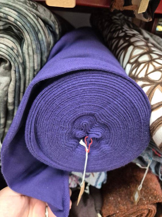 Dark Purple / Cadbury Purple Loop back sweatshirt