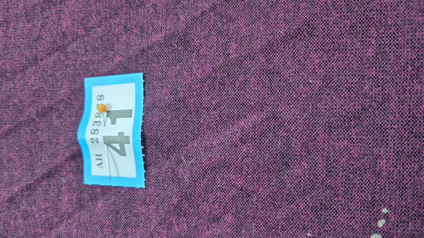 Number 41 knitted panel x 1