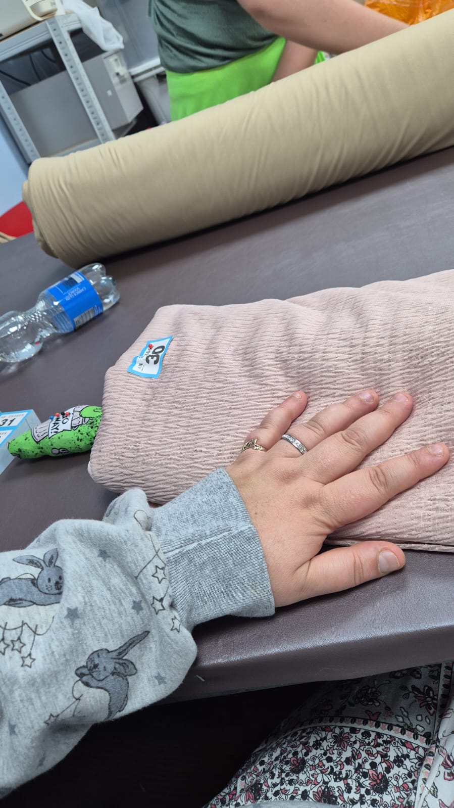 Number 30 pre shirred light pink 3m